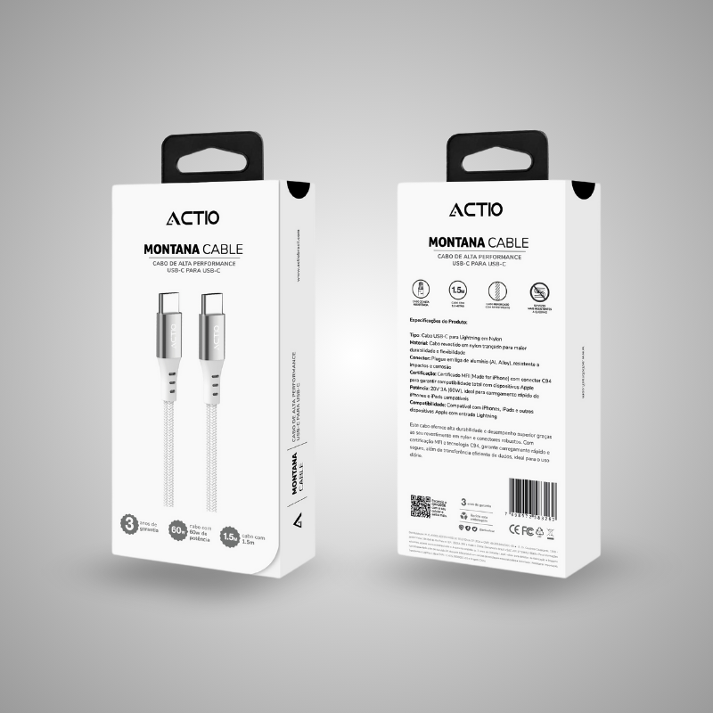 CABO ACTIO VERONA C/LIGHTNING 1.5 BRANCO