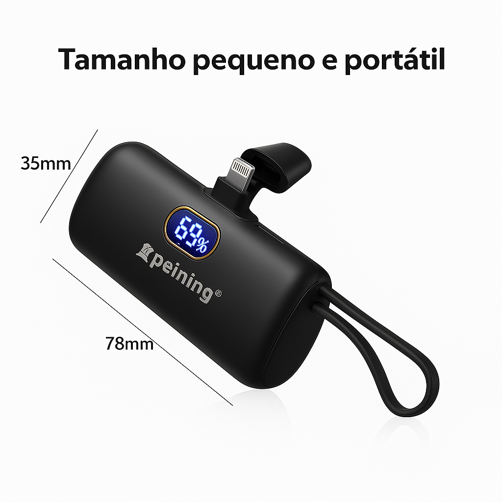 Carregador portátil 5000mAh - VERDE