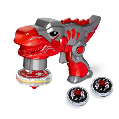Brinquedo Beyblade Batalha Dinossauro Lançador De Disco